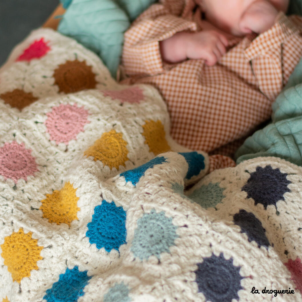 Kit de tricot : La couverture bébé