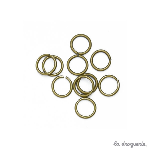 Anneau en D ou D-Ring 6mm - 12,50 €HT le lot de 5