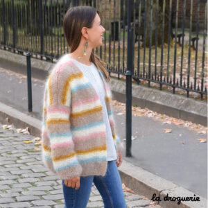 Fiche tricot de la veste Rue du square Montsouris - La Droguerie